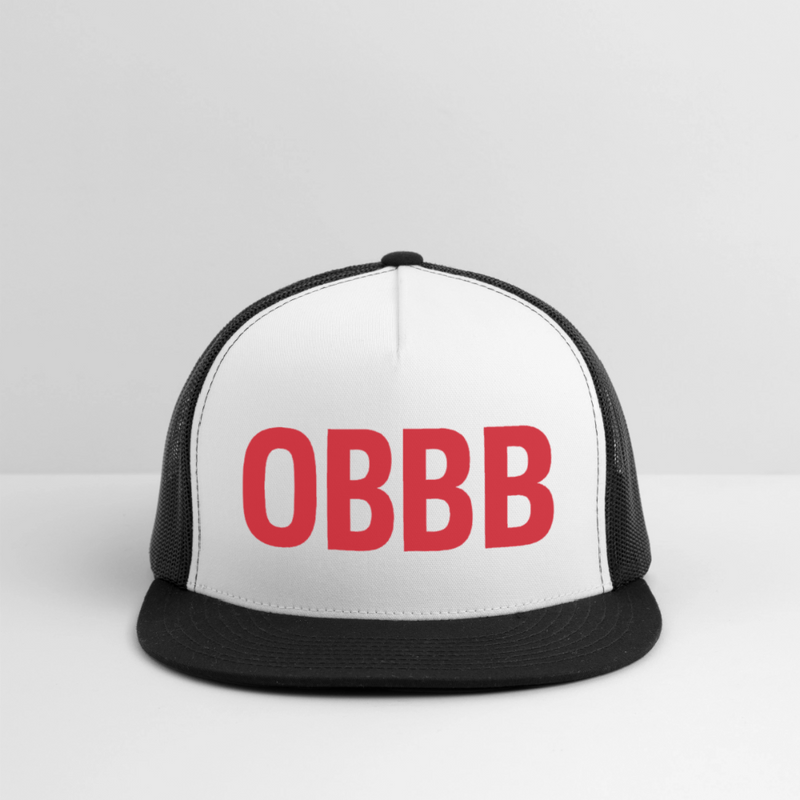 OBBB One Big Beautiful Bill Trucker Hat - white/black