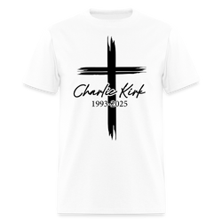 Charlie Kirk 1993-2025 T Shirt - white
