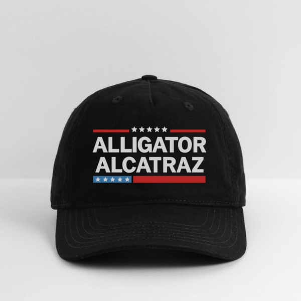 Alligator Alcatraz Baseball Cap - black