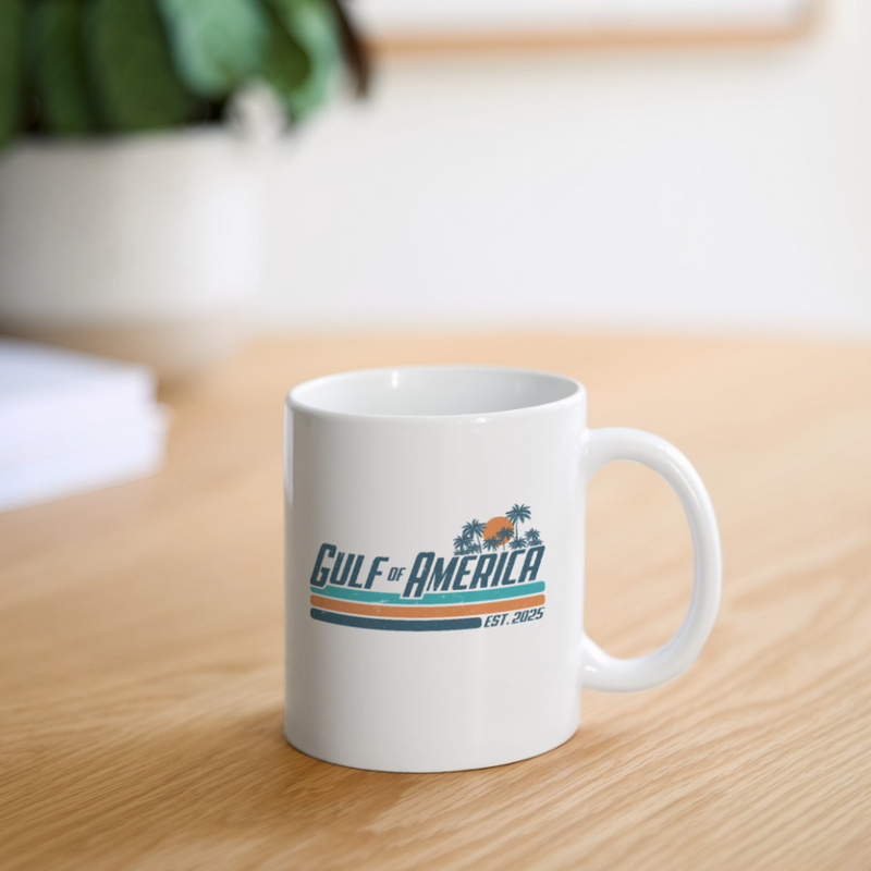 Gulf Of America Est. 2025 Mug - 2 - white