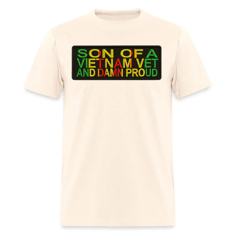 Son of Vietnam Veteran T Shirt - natural