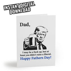 Trump Happy Father's Day Card (Digital Download)