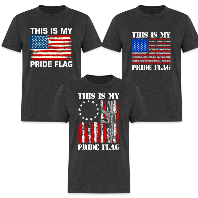 This Is My Pride Flag T Shirt 3 Pack