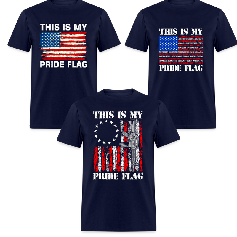 This Is My Pride Flag T Shirt 3 Pack