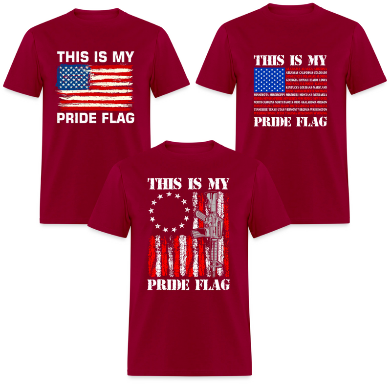 This Is My Pride Flag T Shirt 3 Pack Bundle TESTING Single Color