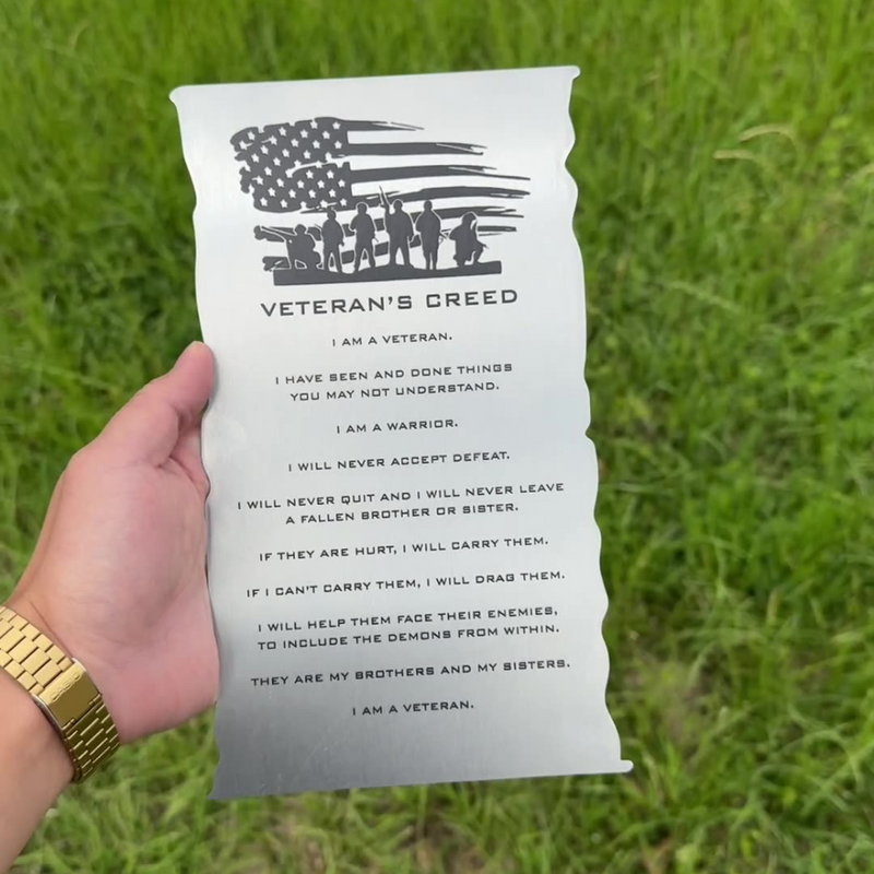 Veterans Creed - Made In USA