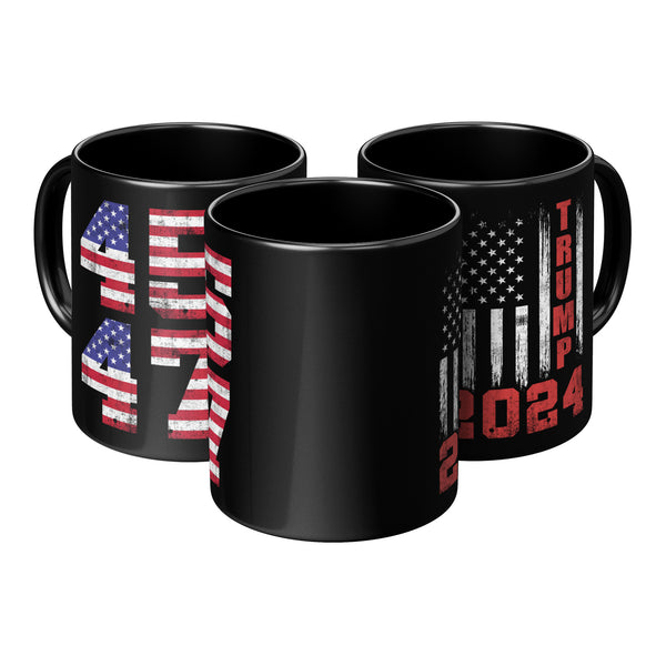 Trump 45/47 2024 Flag Mug