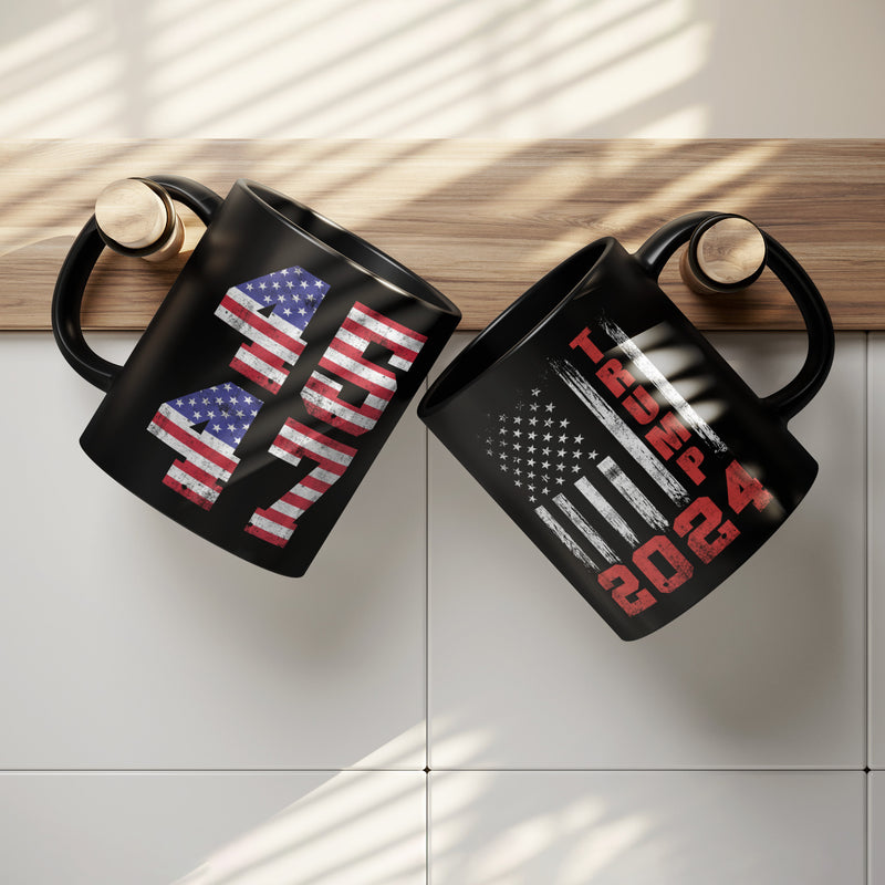 Trump 45/47 2024 Flag Mug