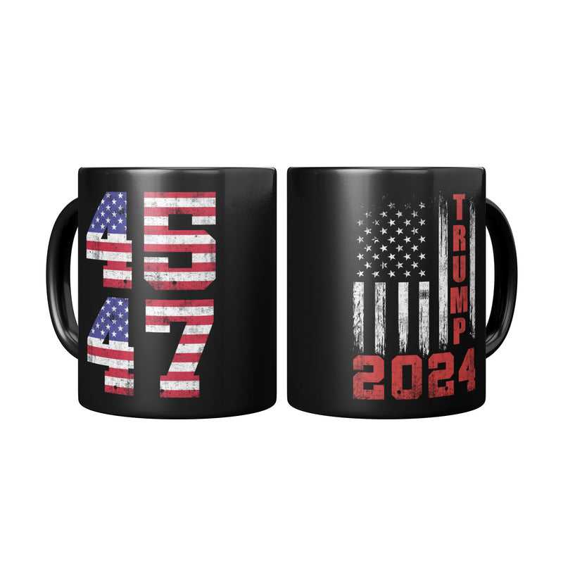 Trump 45/47 2024 Flag Mug