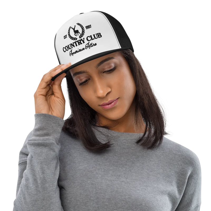 Country Club Est. 1997 Embroidered Trucker Hat
