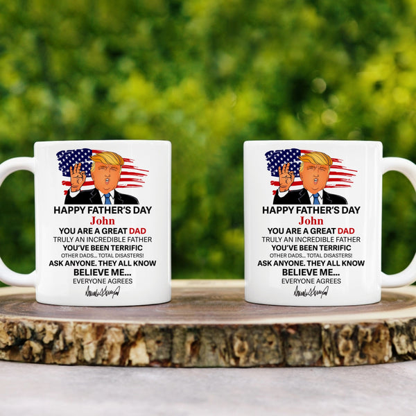 Personalized Happy Father's Day You Are A Great Dad Mug