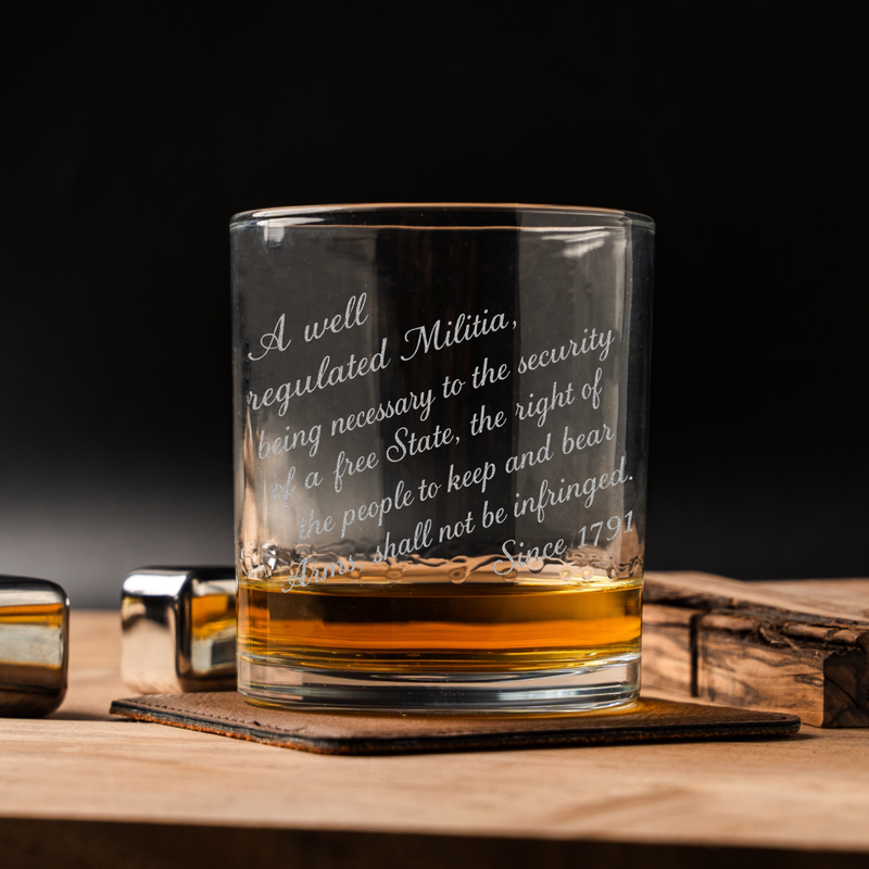 2nd Amendment Whiskey Glass - 3