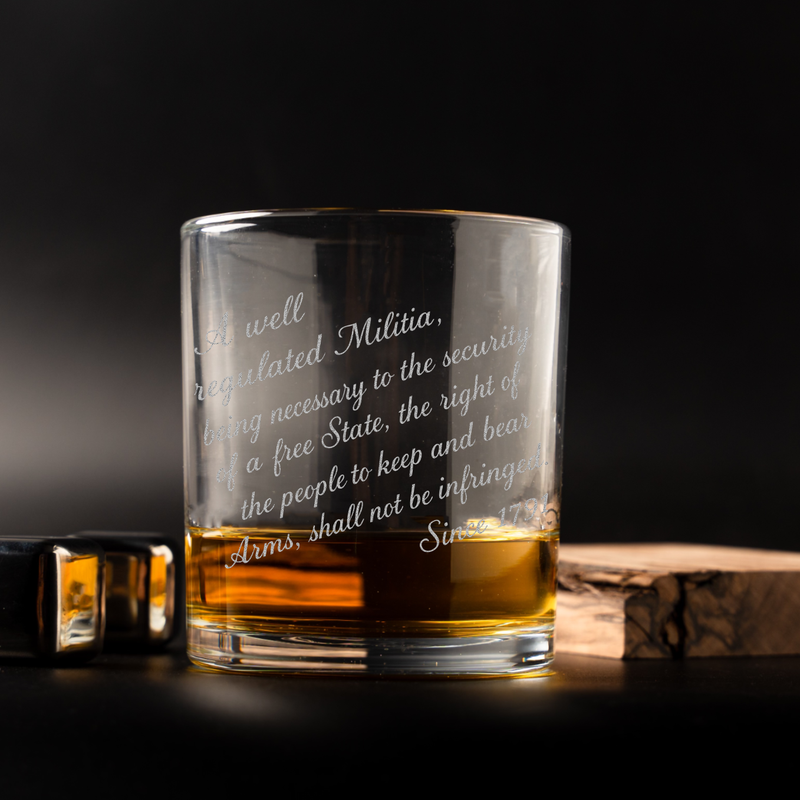 2nd Amendment Whiskey Glass - 3
