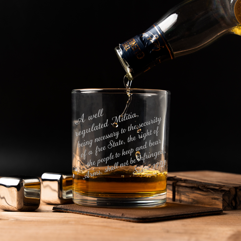 2nd Amendment Whiskey Glass - 3