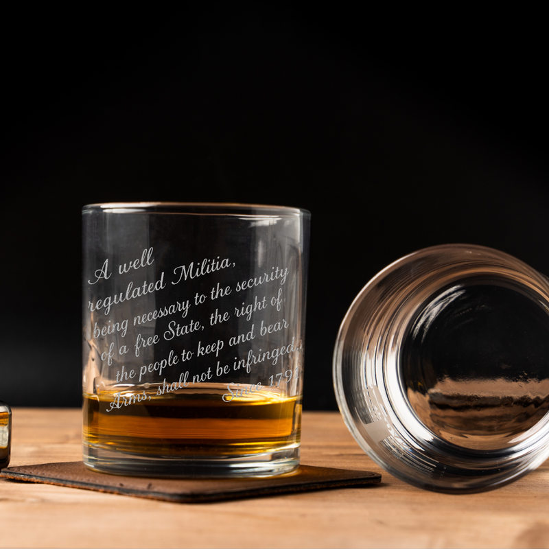 2nd Amendment Whiskey Glass - 3