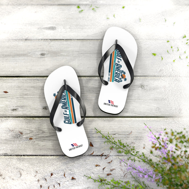 Gulf Of America Est. 2025 Flip Flops