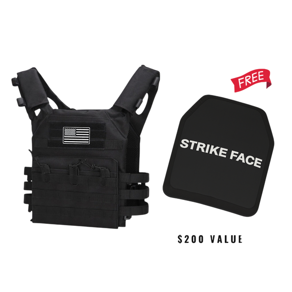 Tactical Protector Vest + Free Bulletproof Plate