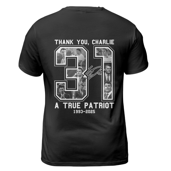 Freedom Thank You Charlie A True Patriot 31 T Shirt - 2 - G