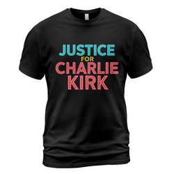 Justice For Charlie Kirk T Shirt - G