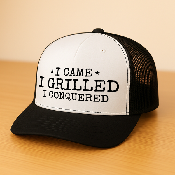 I Came I Grilled I Conquered Trucker Hat