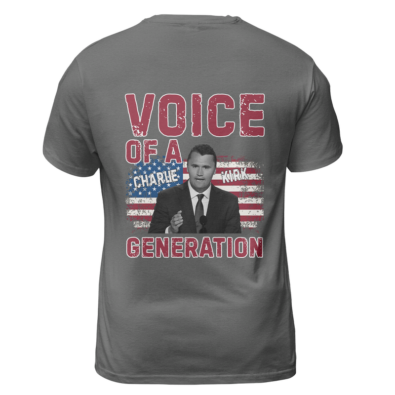Voice Of Generation Charlie Kirk T Shirt - G