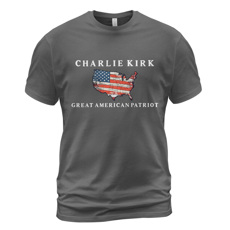 Charlie Kirk Great American Patriot T Shirt - G