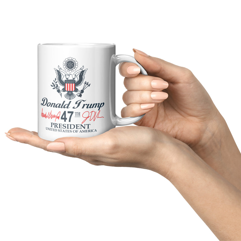 Donald Trump 47th President Mug