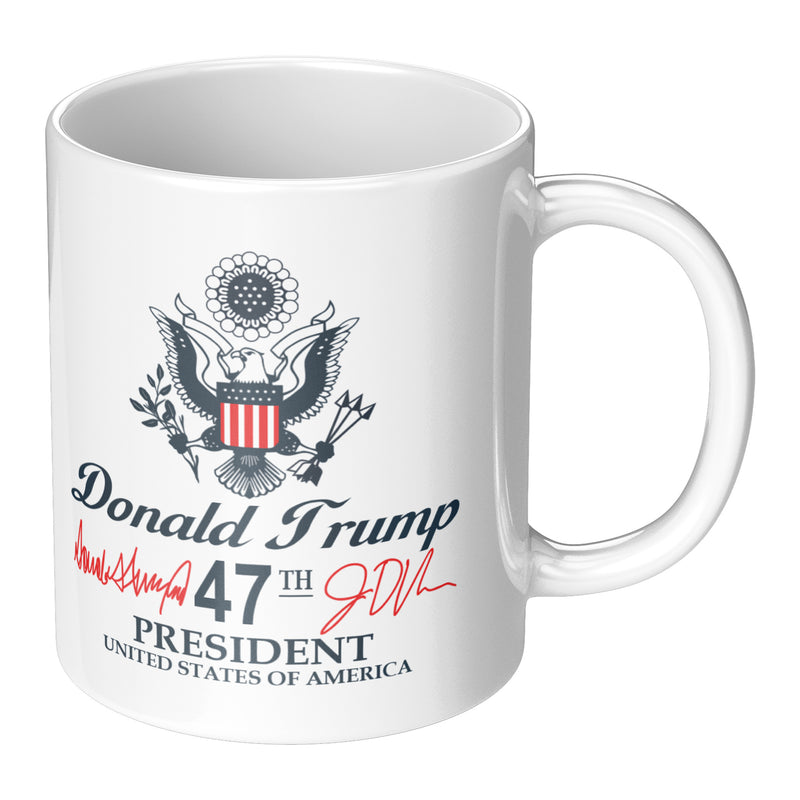 Donald Trump 47th President Mug