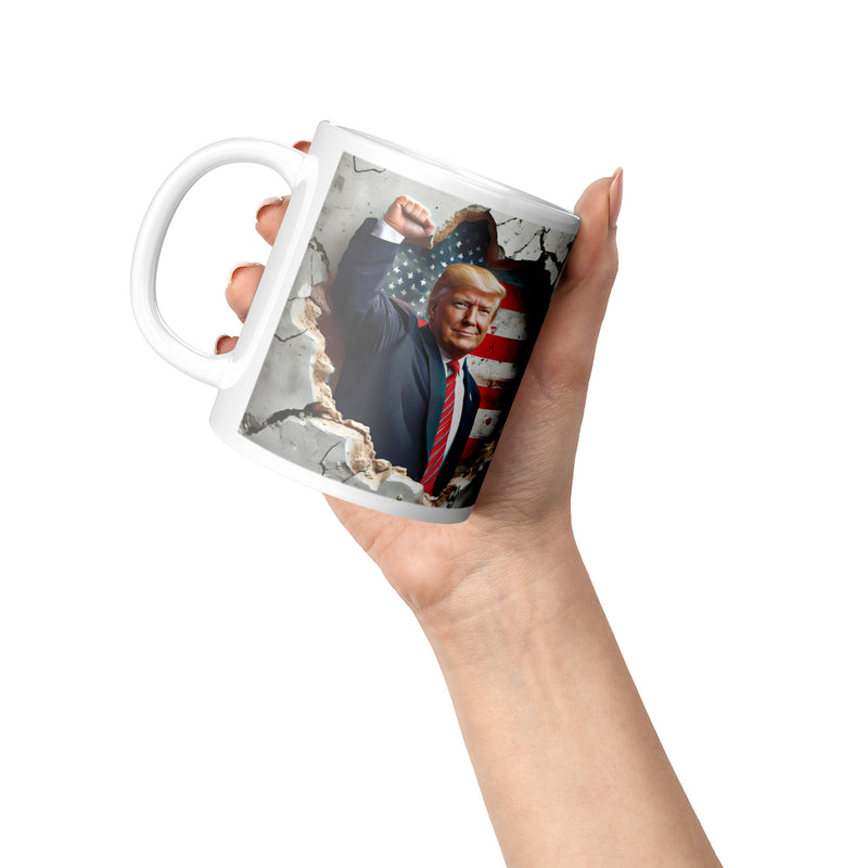 Donald Trump Patriotic USA American Flag Mug