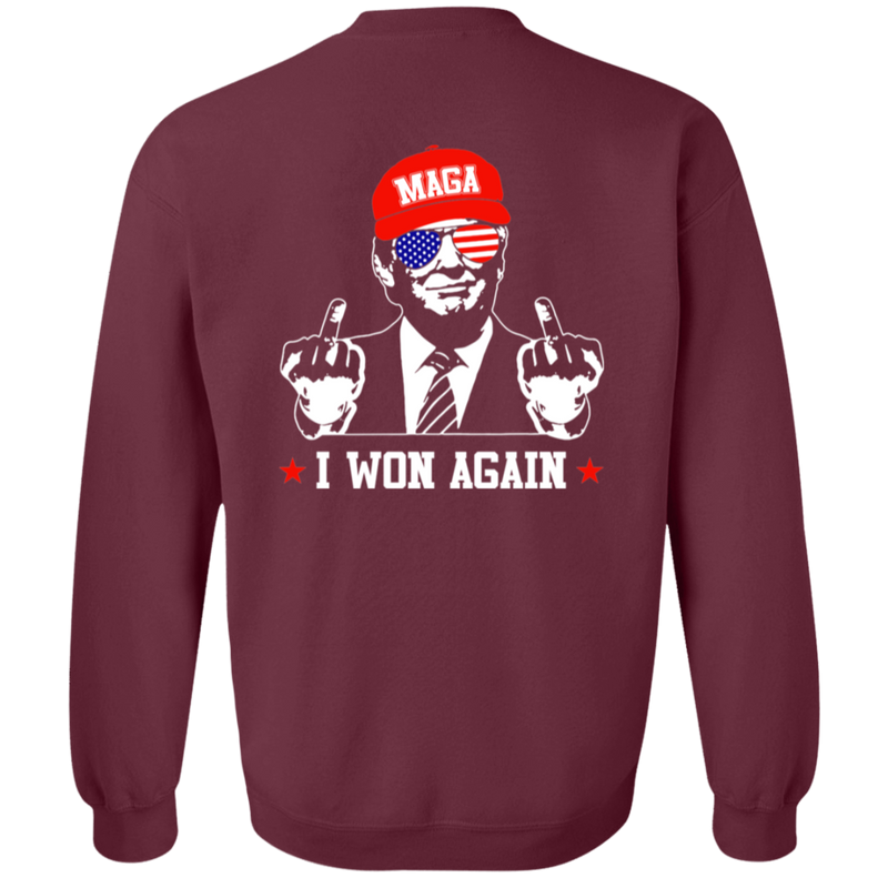 Trump MAGA I Won Again Sweatshirt