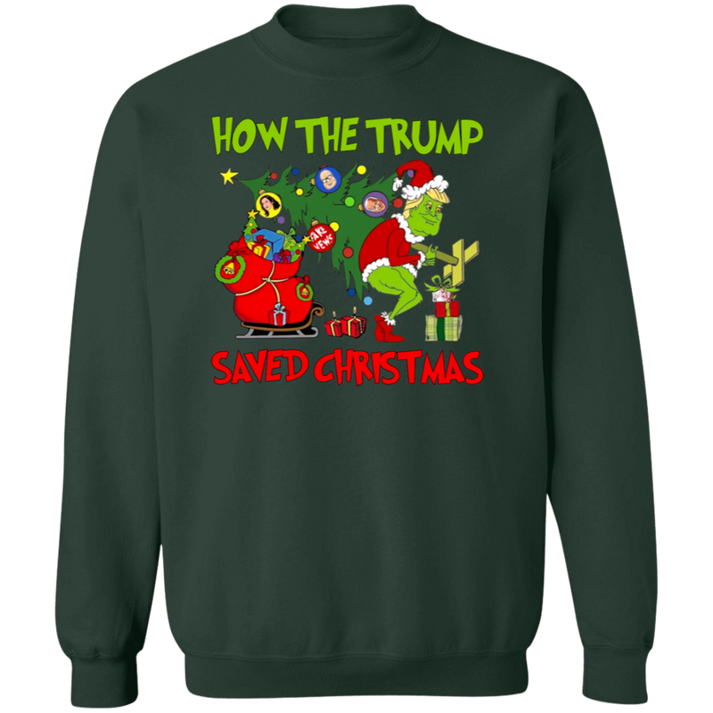How The Trump Saved Christmas Sweatshirt