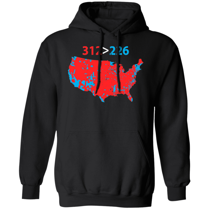 Red Wave Election Map 2024 Hoodie