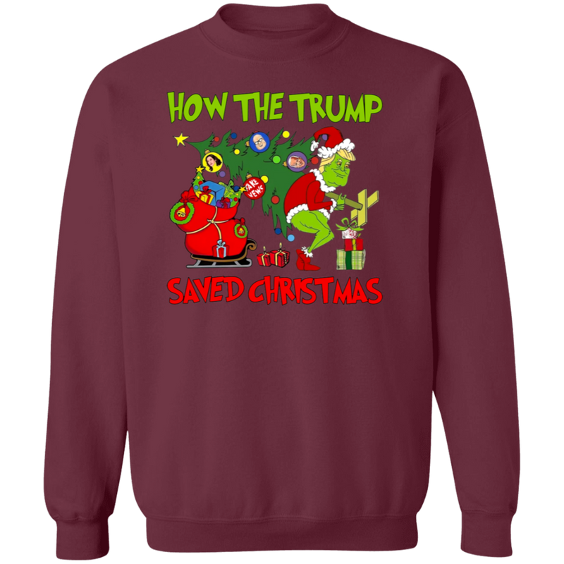 How The Trump Saved Christmas Sweatshirt
