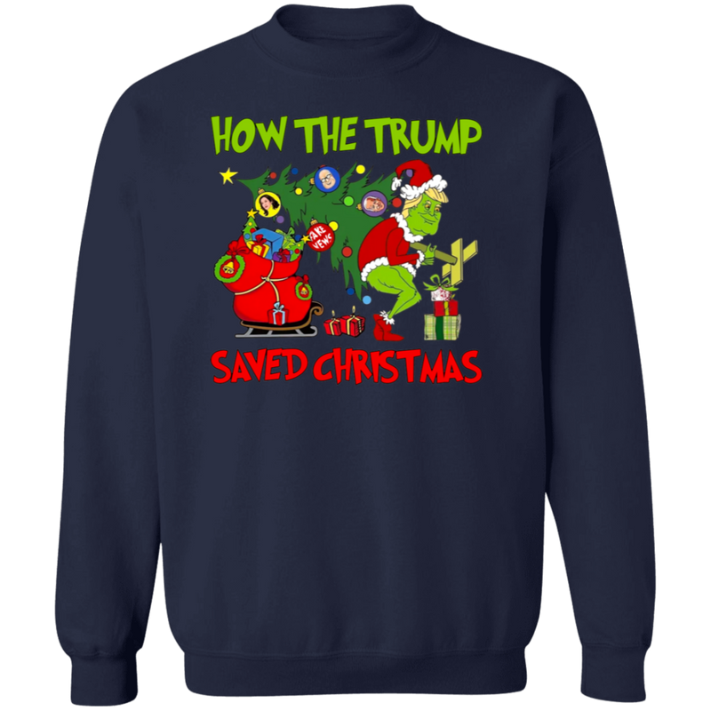 How The Trump Saved Christmas Sweatshirt
