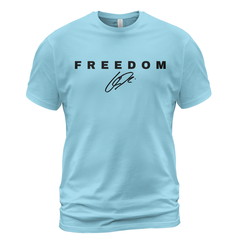 Freedom When People Stop Talking Charlie Kirk T Shirt - G