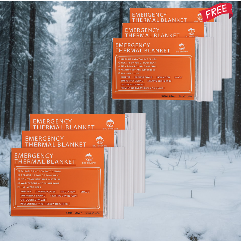 ThermalGhost™ Emergency Blanket Buy 3 Get 3 Free