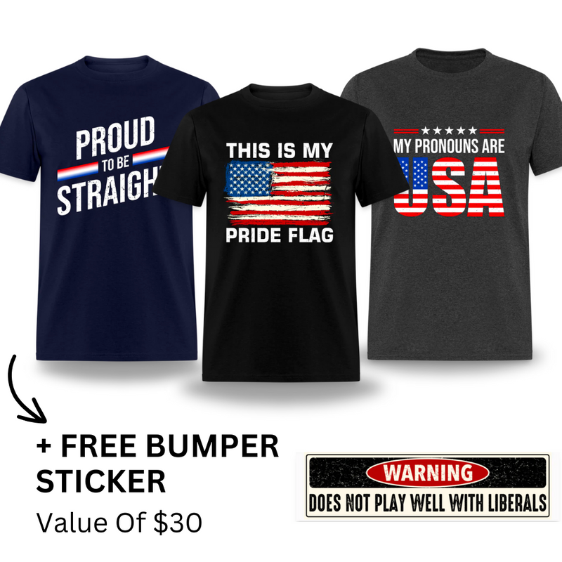 Patriotic Pride T Shirt Pack