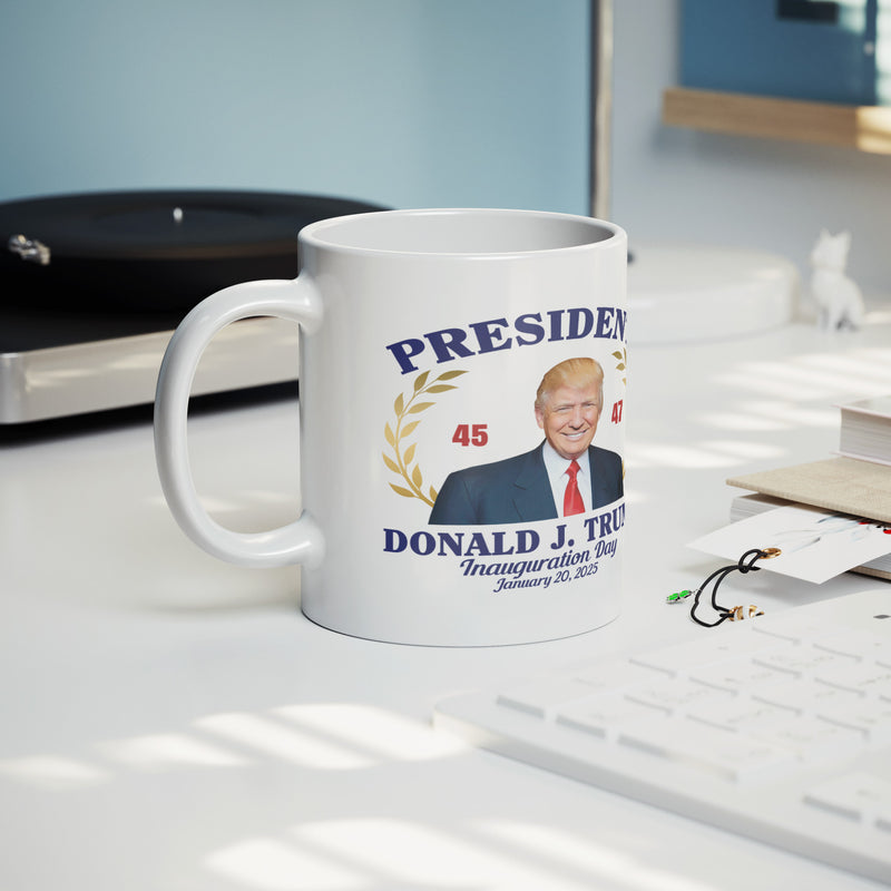 President Donald Trump 45 47 Inauguration Day 2025 Mug