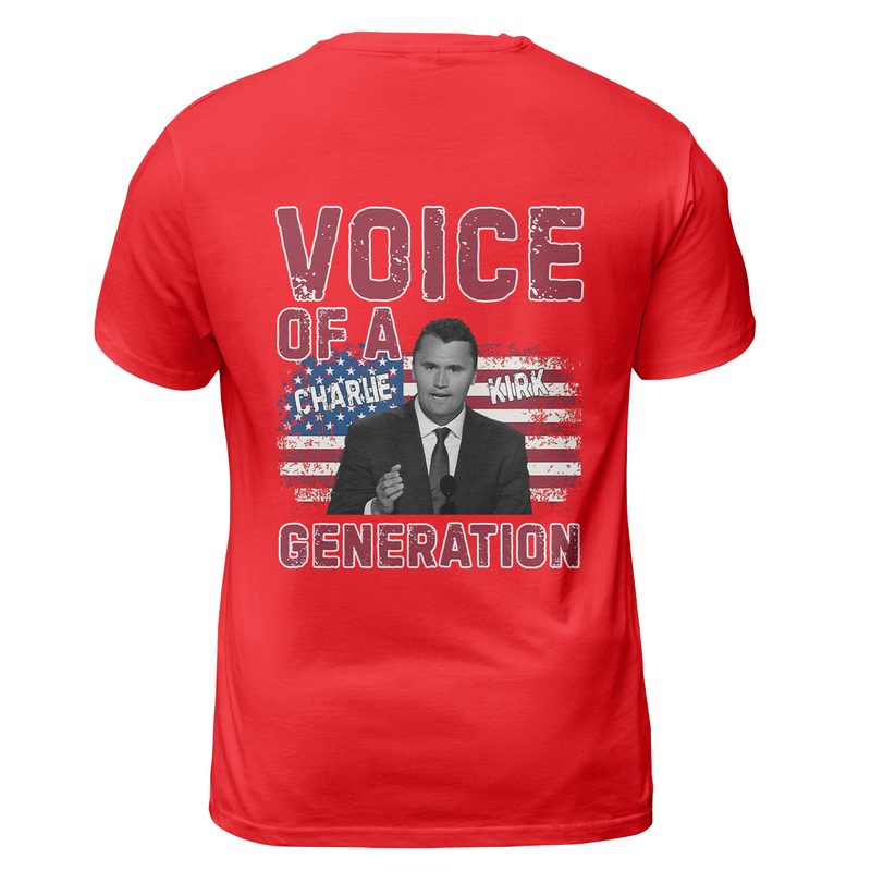 Voice Of Generation Charlie Kirk T Shirt - G