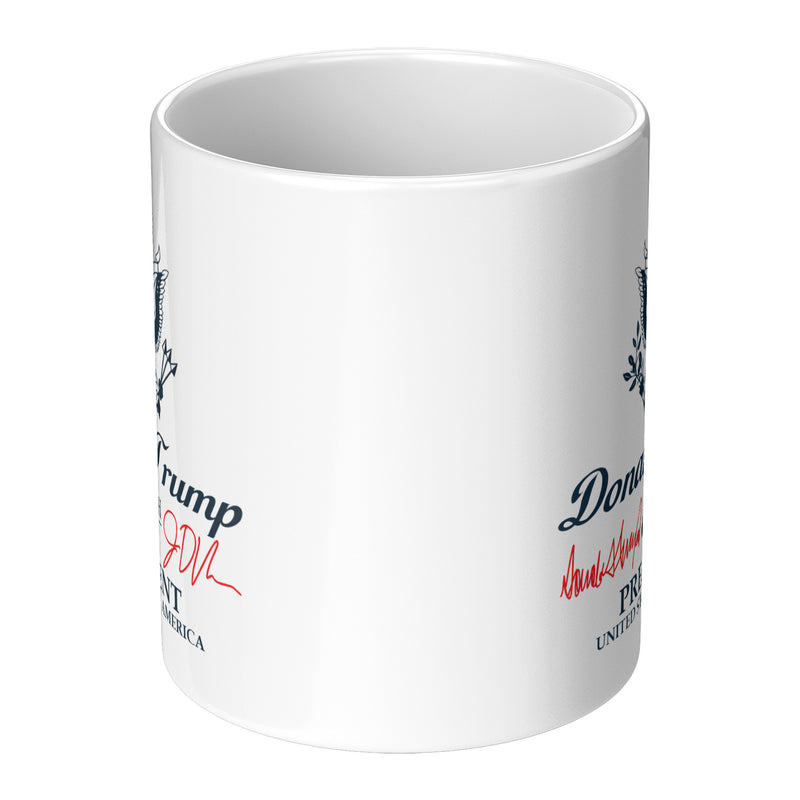 Signature Trump Mug Presidencial Seal 47th President Mug