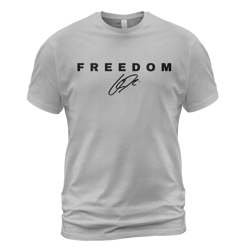 Freedom When People Stop Talking Charlie Kirk T Shirt - G