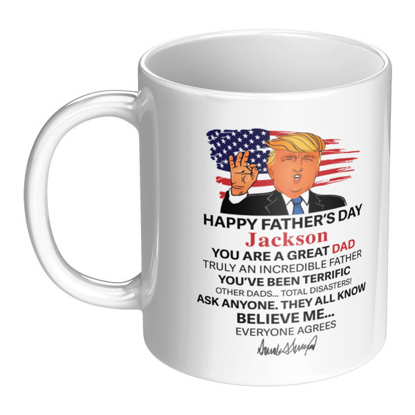 Personalized Happy Father's Day You Are A Great Dad Mug