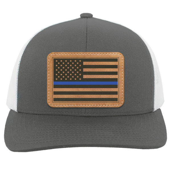 Thin Blue Line Police Flag Trucker Hat