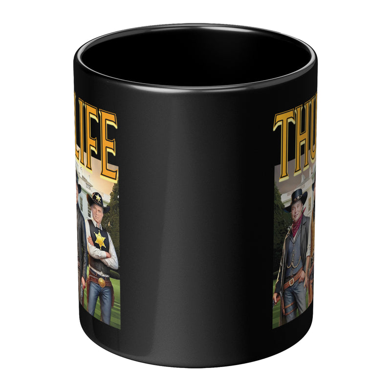 Thug Life Cowboy Trump Mug