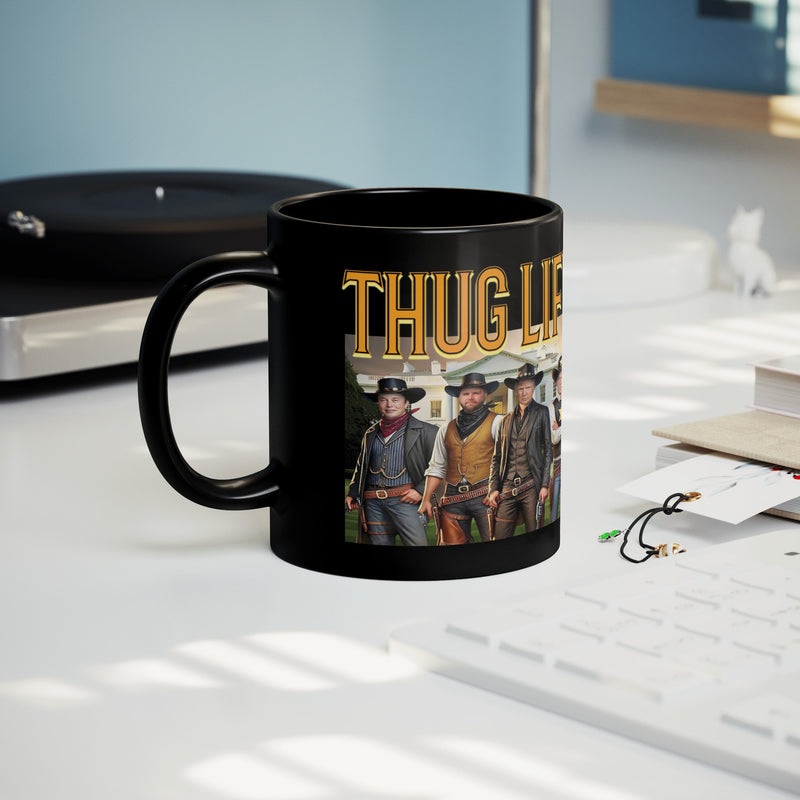 Thug Life Cowboy Trump Mug