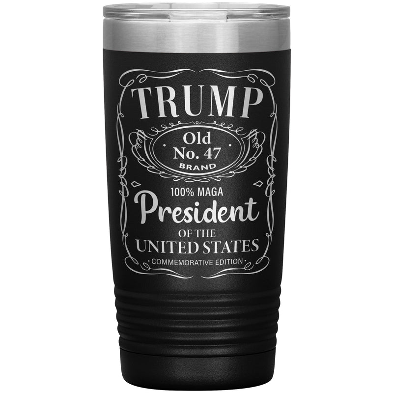 Trump 100% MAGA President Of The United States Tumbler - 20 Oz