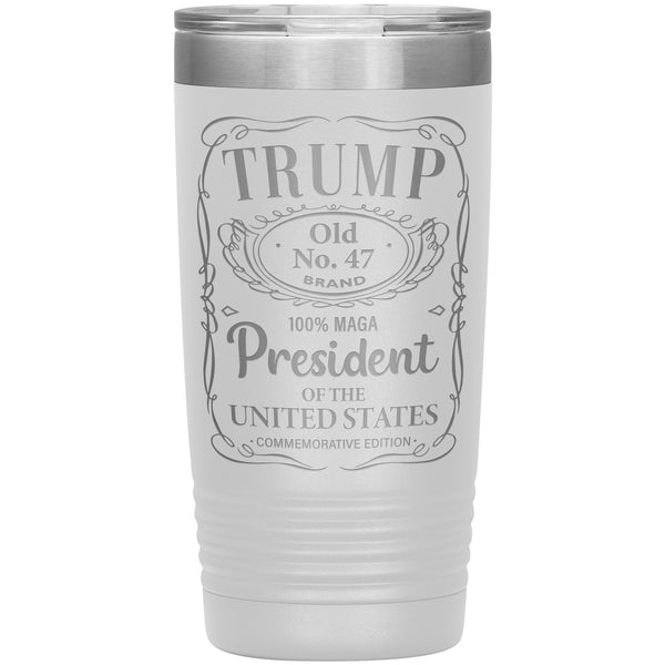 Trump 100% MAGA President Of The United States Tumbler - 20 Oz