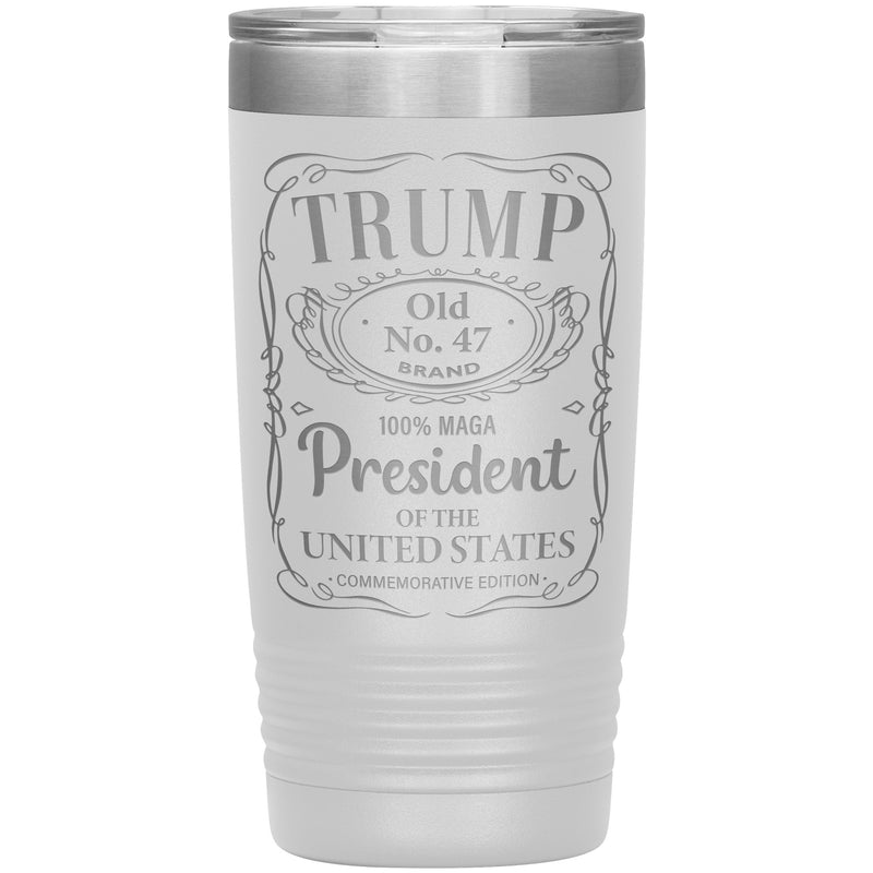 Trump 100% MAGA President Of The United States Tumbler - 20 Oz