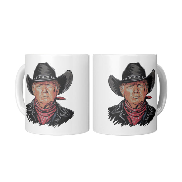 Trump 2024 President Cowboy Mug