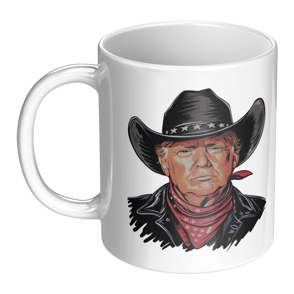 Trump 2024 President Cowboy Mug